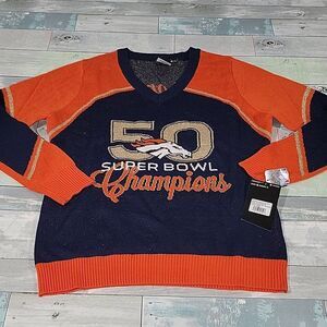 Denver Broncos NFL Sweater NWT sz X-Large